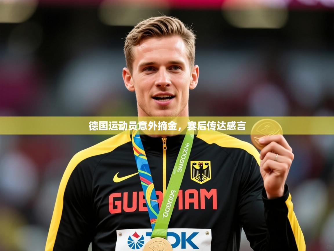 2025乐鱼体育德国运动员意外摘金,赛后传达感言 第2张