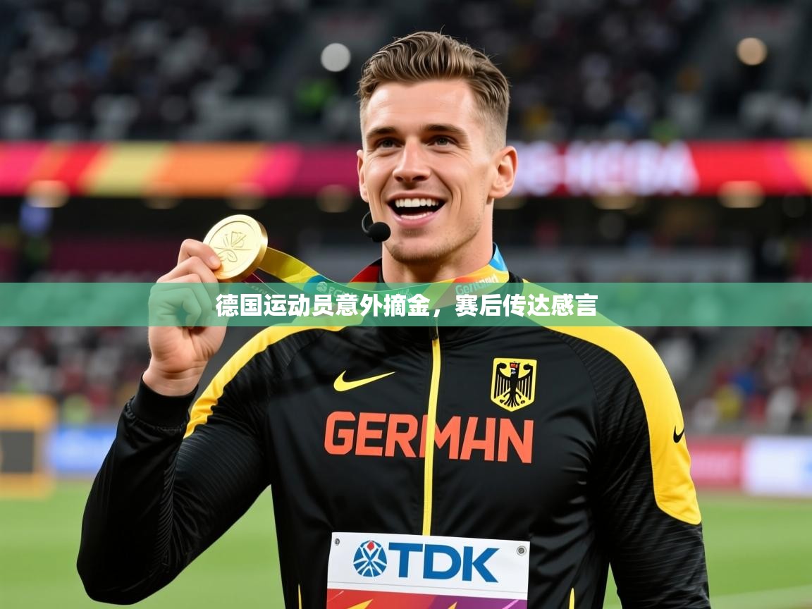 2025乐鱼体育德国运动员意外摘金,赛后传达感言 第3张